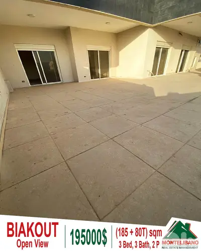 185 sqm Apartment For Sale in Biakout with 80 sqm Terrace+ Open View