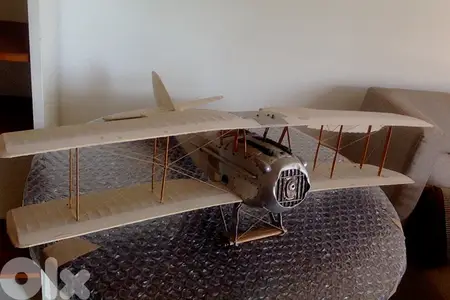 WW1 SPAD Bi-Plane Model + Ceiling Suspension
