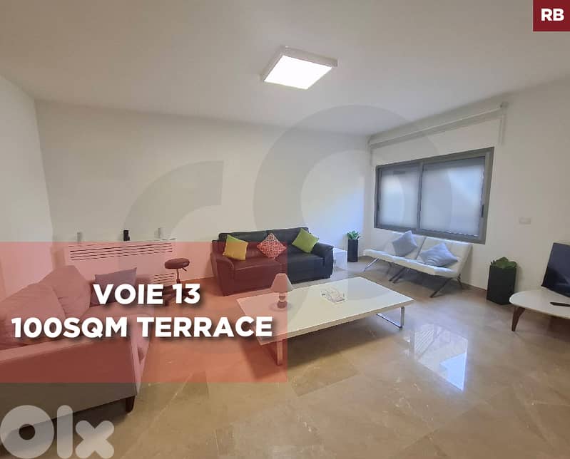 modern apartment - Voie 13 /100sqm Terrace - Jbeil REF#RB129951 0