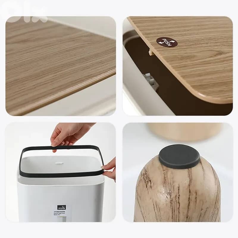 Nordic 10L Lidded Trash Can – Stylish Odor Control 4
