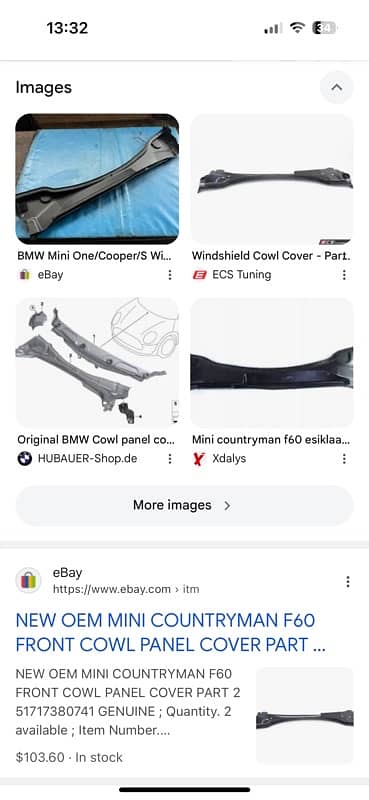 parts mini cooper original new 7