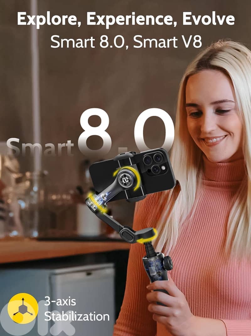 STABILISER 3-axis gimbal smart v8 4