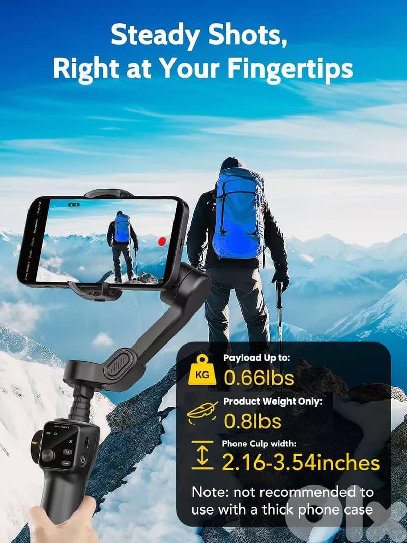 STABILISER 3-axis gimbal smart v8 5