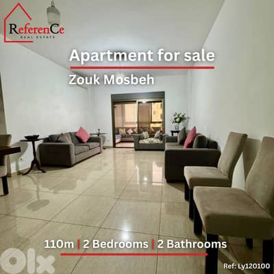 Prime location apartment in zouk mosbeh شقة في موقع رئيسي زوق مصبح