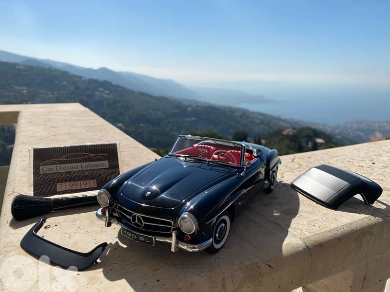 autoart millenium mercedes benz sl 190 diecast model car brand new 0