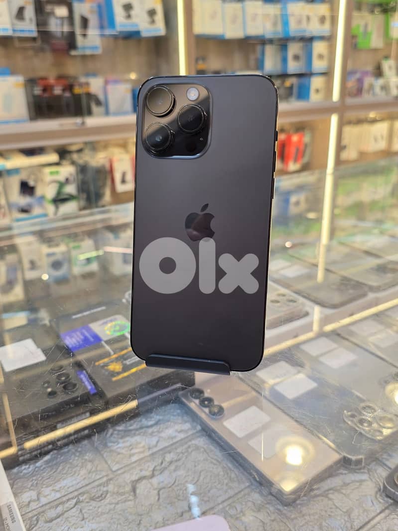 Used iphone 14 pro max 128 gb black 630$ 0