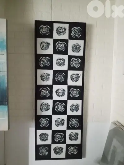 Roses printed canvas