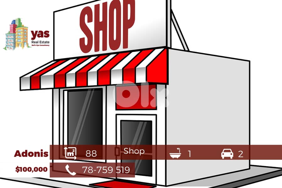 Adonis 88m2 / 44m2 Shops | Catch | Prime Location | Luxury | YV/EL | 0
