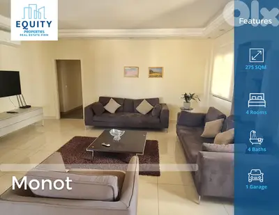 Furnished 270 SQM Apartment For Rent In Monot شقة للإيجار #ML2345178 Furnished 270 SQM Apartment For Rent In Monot شقة للإيجار #ML2345178