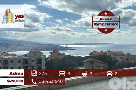 Adma 275m2 | 85m2 Terrace | Duplex | Sea View | Prime Location | JH