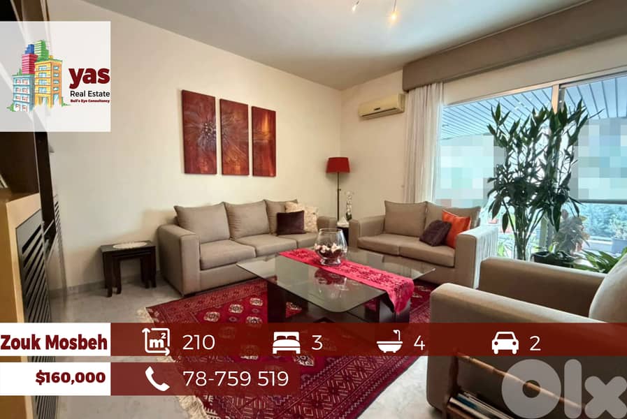 Zouk Mosbeh 210m2 | Renovated | Calm Street | Prime Location | EL 0