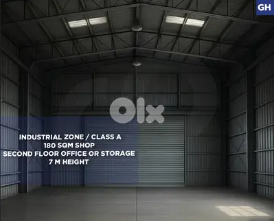 INDUSTRIAL SHOP FOR RENT IN ZOUK MOSBEH REF#GH130089
