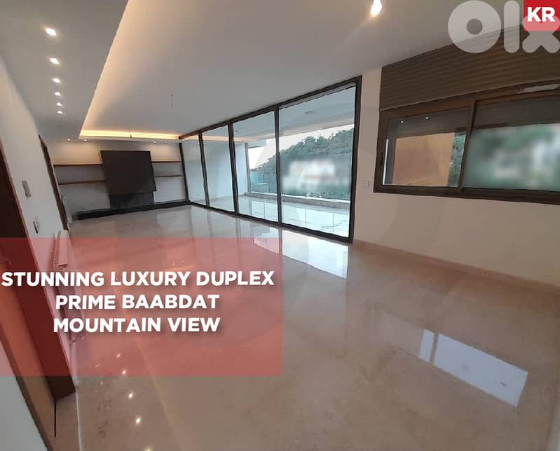Modern New, High-Finish Duplex • Panoramic view, baabdat REF#KR130103 0