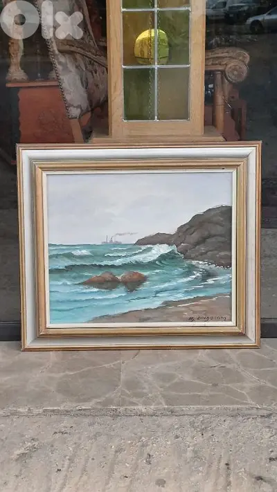 لوحة رسم زيتي اوروبية