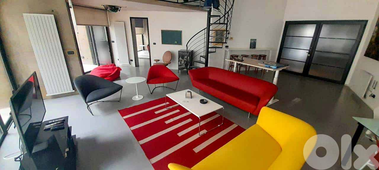 MODERN LOFT IN ACHRAFIEH PRIME (150SQ) 2 MASTER BEDROOMS , (AC-1089) 0