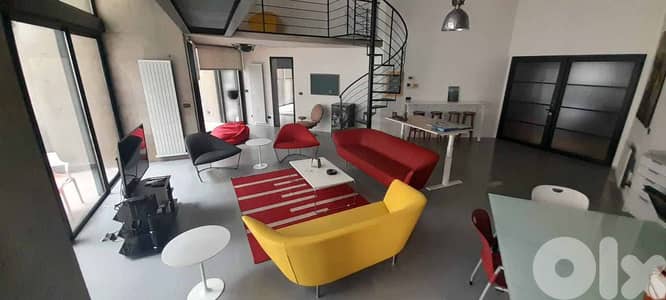 MODERN LOFT IN ACHRAFIEH PRIME (150SQ) 2 MASTER BEDROOMS , (AC-1089)