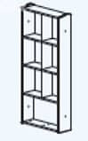 Abracadabra made in France wooden bookshelf 1