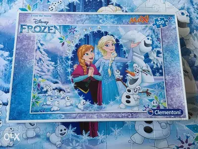 Disney Princess & Frozen Activity Set | 6 Puzzles Total + UNO Card set