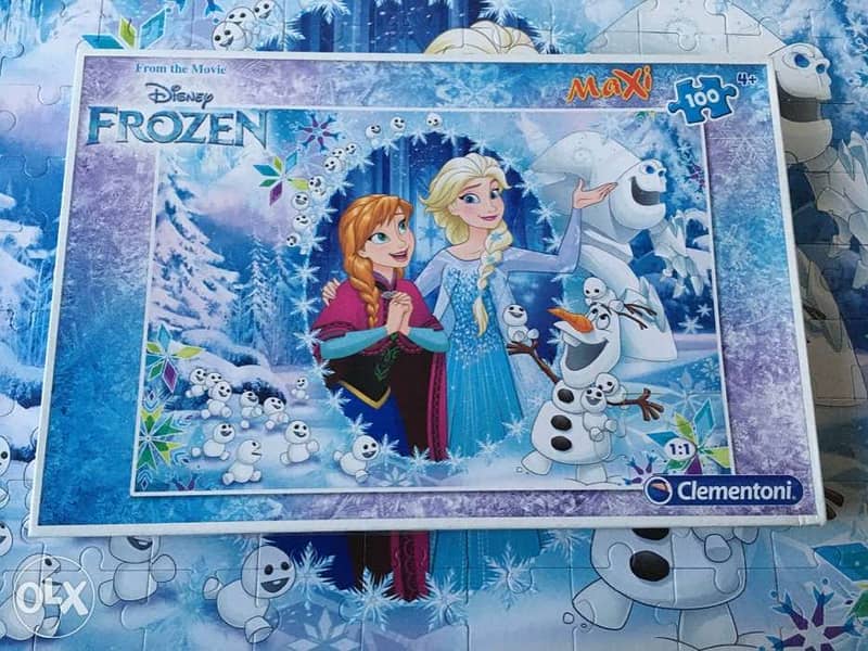 Disney Princess & Frozen Activity Set | 6 Puzzles Total + UNO Card set 0