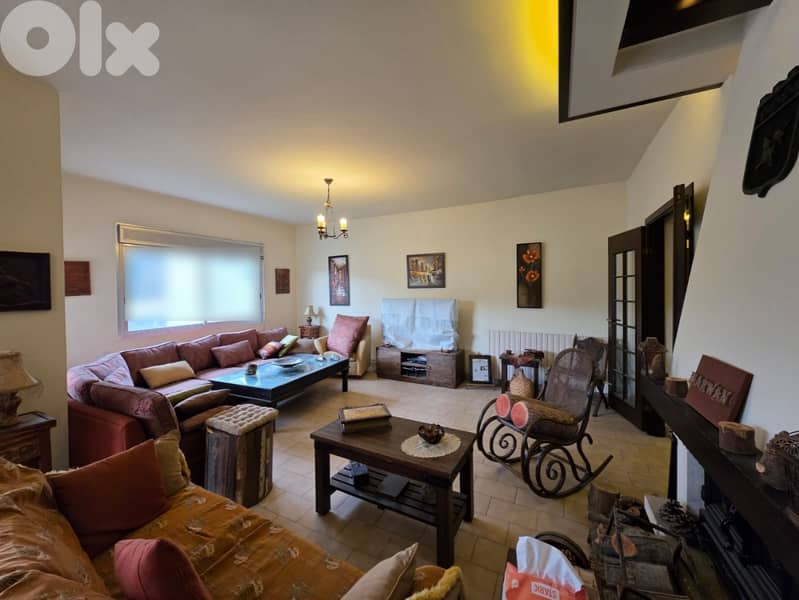 SUPER CATCH APARTMENT FOR SALE IN BROUMANA PRIME 4 BEDS, (BR-367) 0