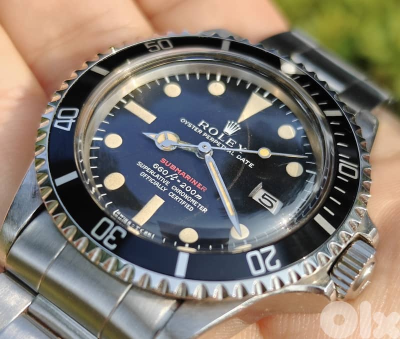 Rolex Submariner Single Red (Black) 1680 1