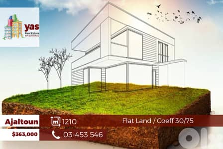 Ajaltoun 1210m2 | Land | Panoramic View | Private Street | 30/75 | RU