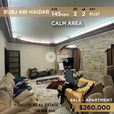 Apartment for sale in Burj Abi Haidar MJ27 شقة في برج أبي حيدر