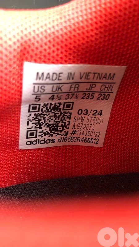 ORIGINAL ADIDAS 5