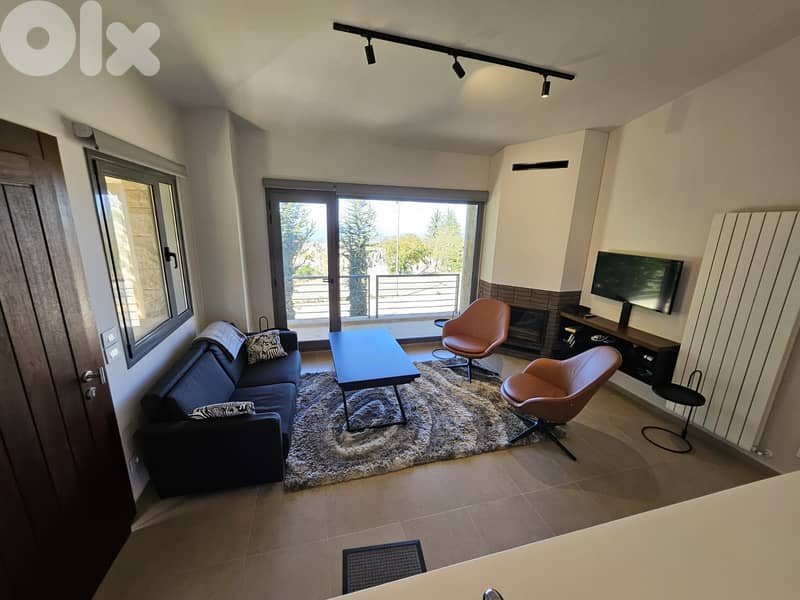 FAQRA CLUB CHALET FOR SALE WITH GARDEN AND VIEW, (KFA-240) 0