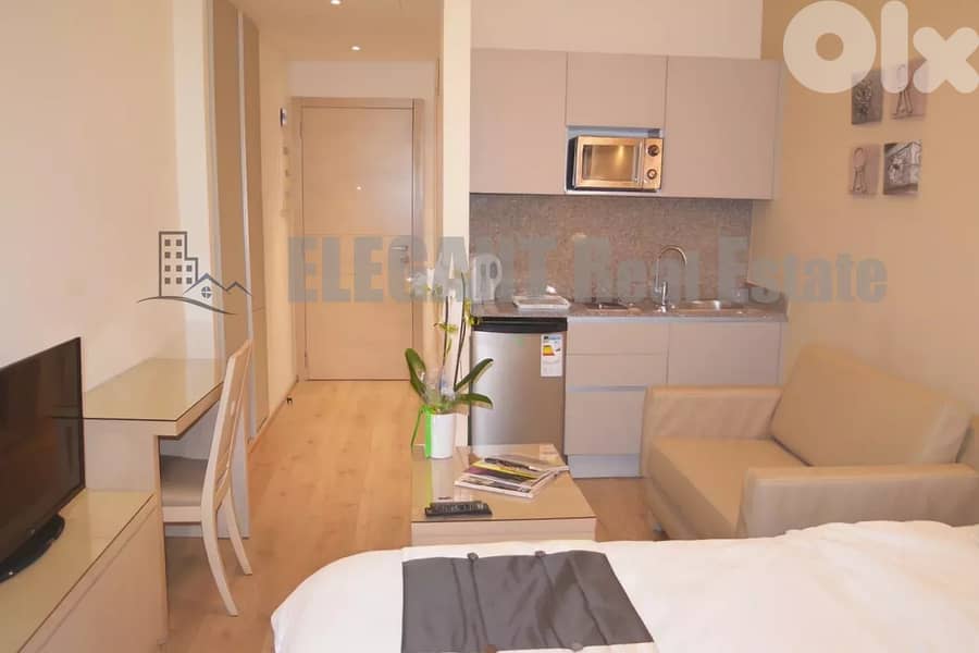 Fully Furnished Radiant Studio for Rent | Achrafieh 0