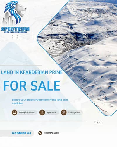 30 SECONDS TO THE SLOPES LANF FOR SALE IN MZAAR ZONE 25/50, (KFLN-178)