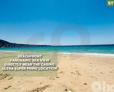 BEACHFRONT SEA VIEW DIRECTLY NEAR THE CASINO- Tabarja REF#ST130210