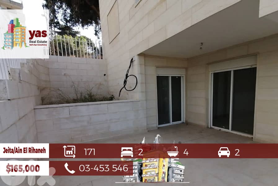 Jeita 171m2 | 50m2 Terrace | Open View | Luxury | Prime Location | TO 0