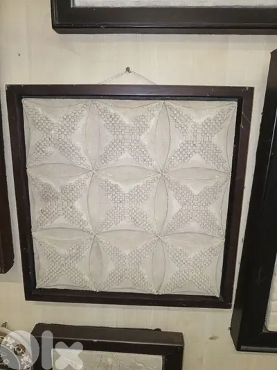 framed stone sculpture