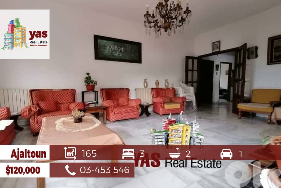 Ajaltoun 165m2 | Mountain View | Mint Condition | Catch | TO | 0