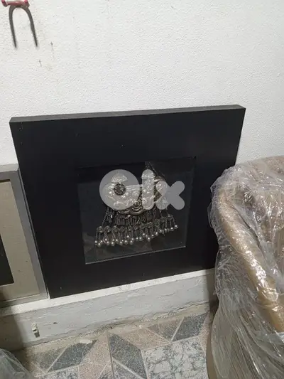 framed Chinese longevity charm
