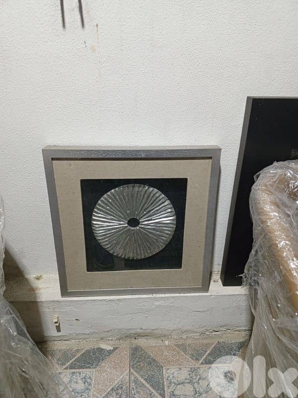 Framed metal mural 0