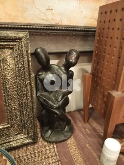 Carved wood sculpture