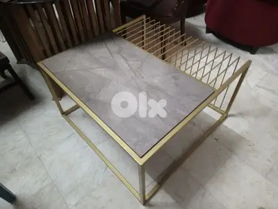 Metal coffee table