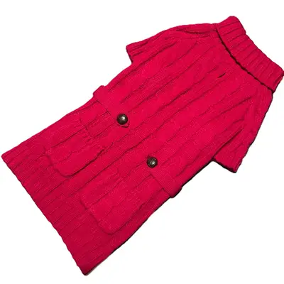 Winter Sweater for Dogs - Red
