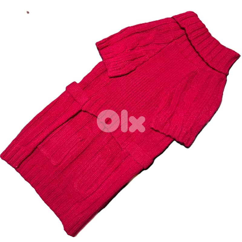Winter Sweater for Dogs - Red 1