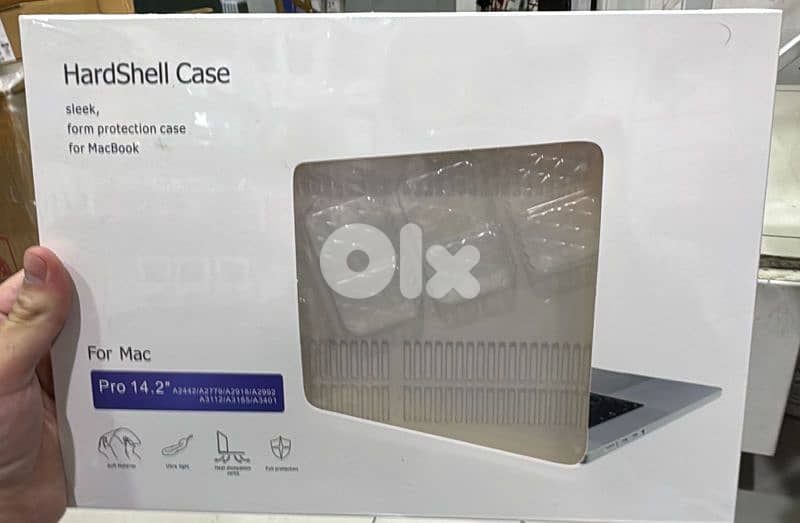 hardshell case macbook pro 14.2 inch clear 0