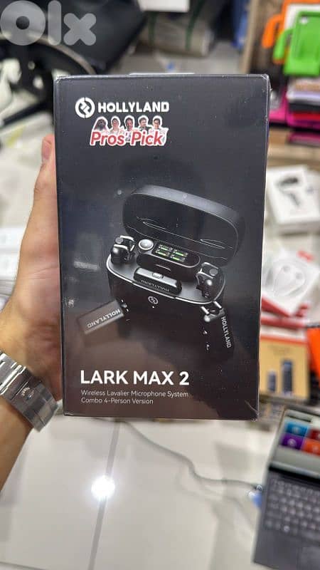 Hollyland Lark Max2 Wireless Lavalier Microphone System Combo 4 person 0