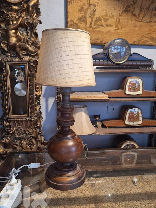 large wooden lamp 2