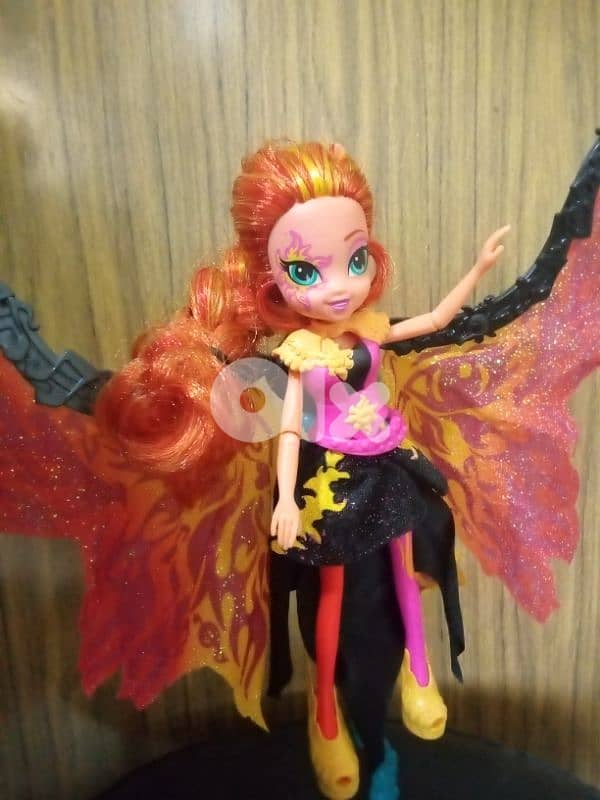 EQUESTRIA MY LITTLE PONY SHIMMER BUTTERFLY great doll+wings+boots=23$ 1
