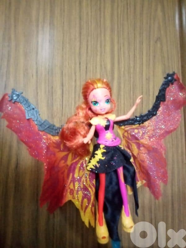 EQUESTRIA MY LITTLE PONY SHIMMER BUTTERFLY great doll+wings+boots=23$ 6