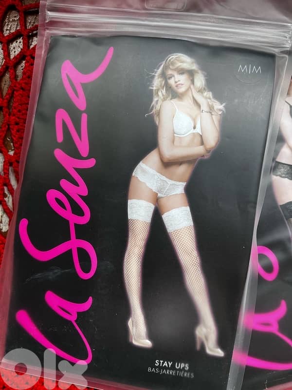 LASENZA BAS JARRETIERE new in bag-2 for 13$ 0