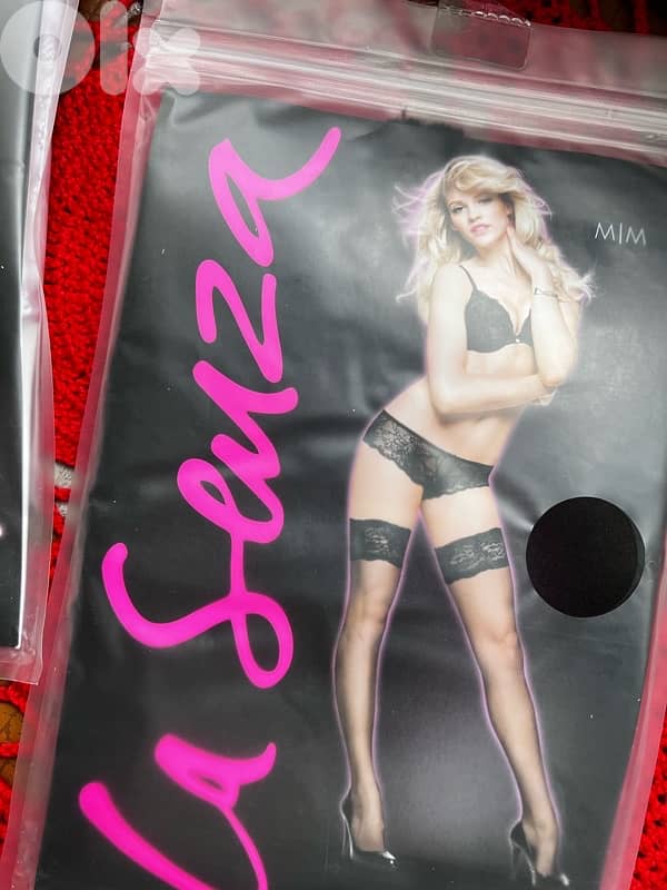 LASENZA BAS JARRETIERE new in bag-2 for 13$ 2