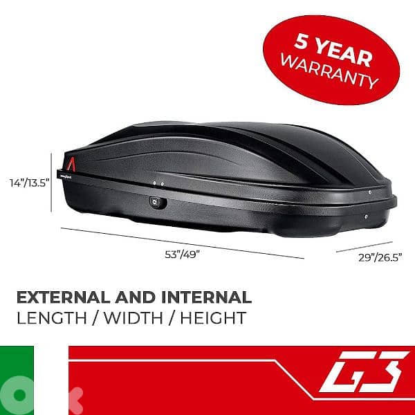 G3 roof box with rack 0
