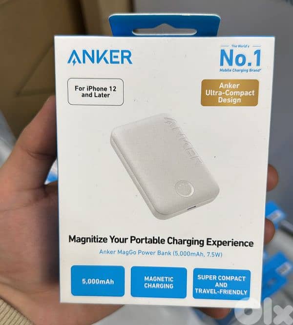 Anker 321 MagGo (5000mah ,7.5w) white 0
